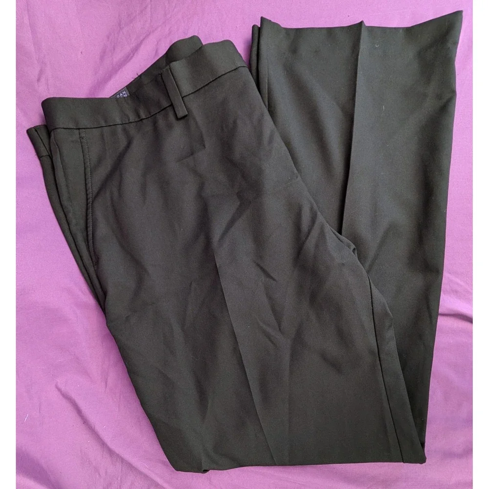 Vtg 90s Mens 42x31 Dark Green Pleated Cuffed Relaxed Baggy High Waist Pants